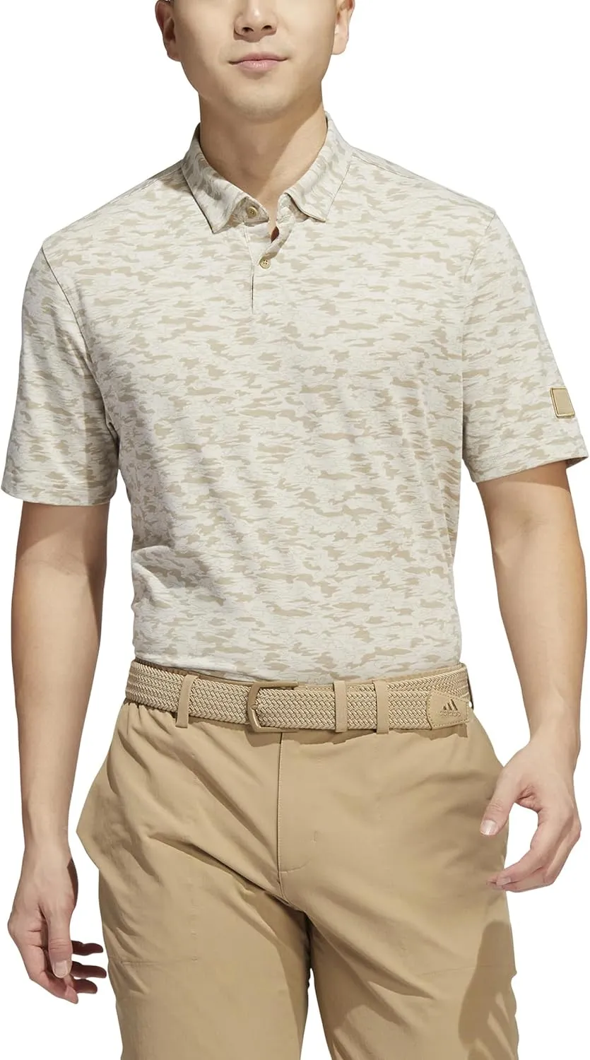 adidas Men's Go-to Camo Print Golf Polo Shirt