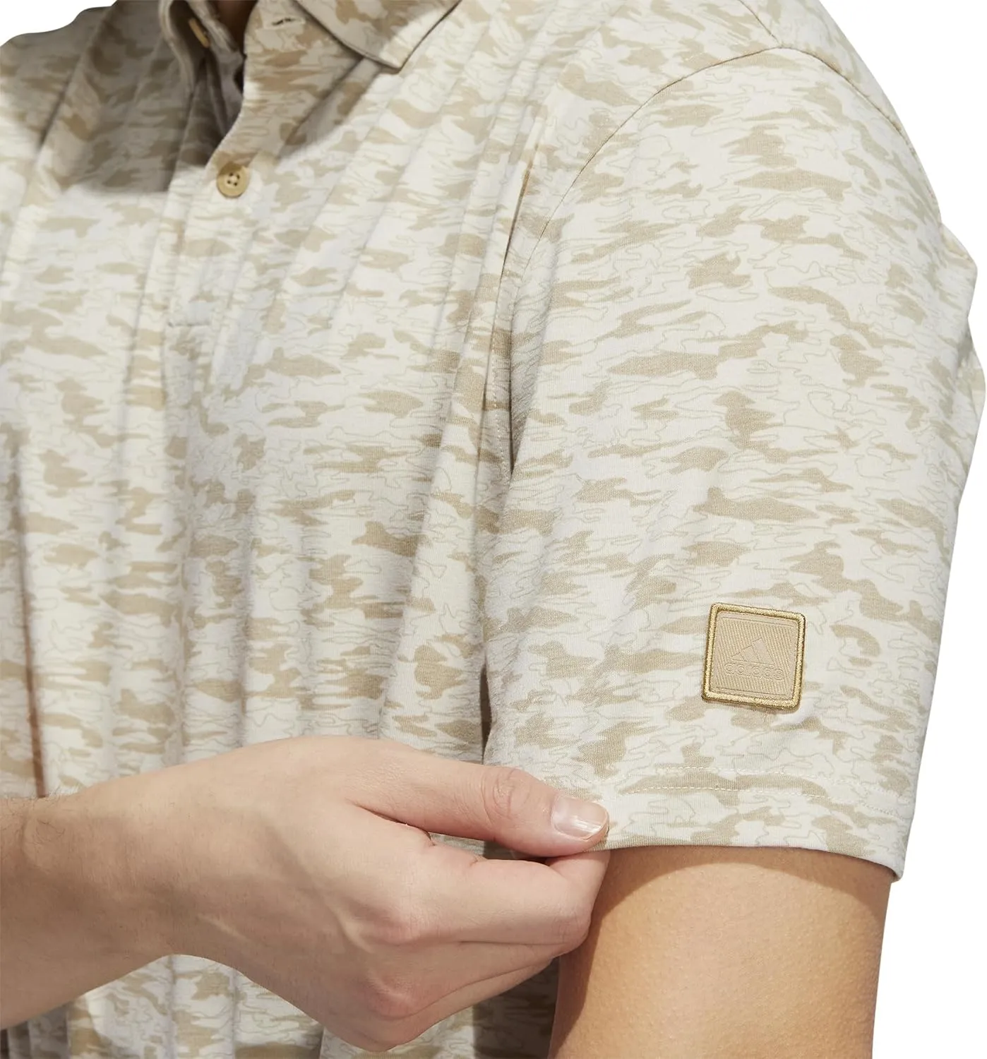 adidas Men's Go-to Camo Print Golf Polo Shirt
