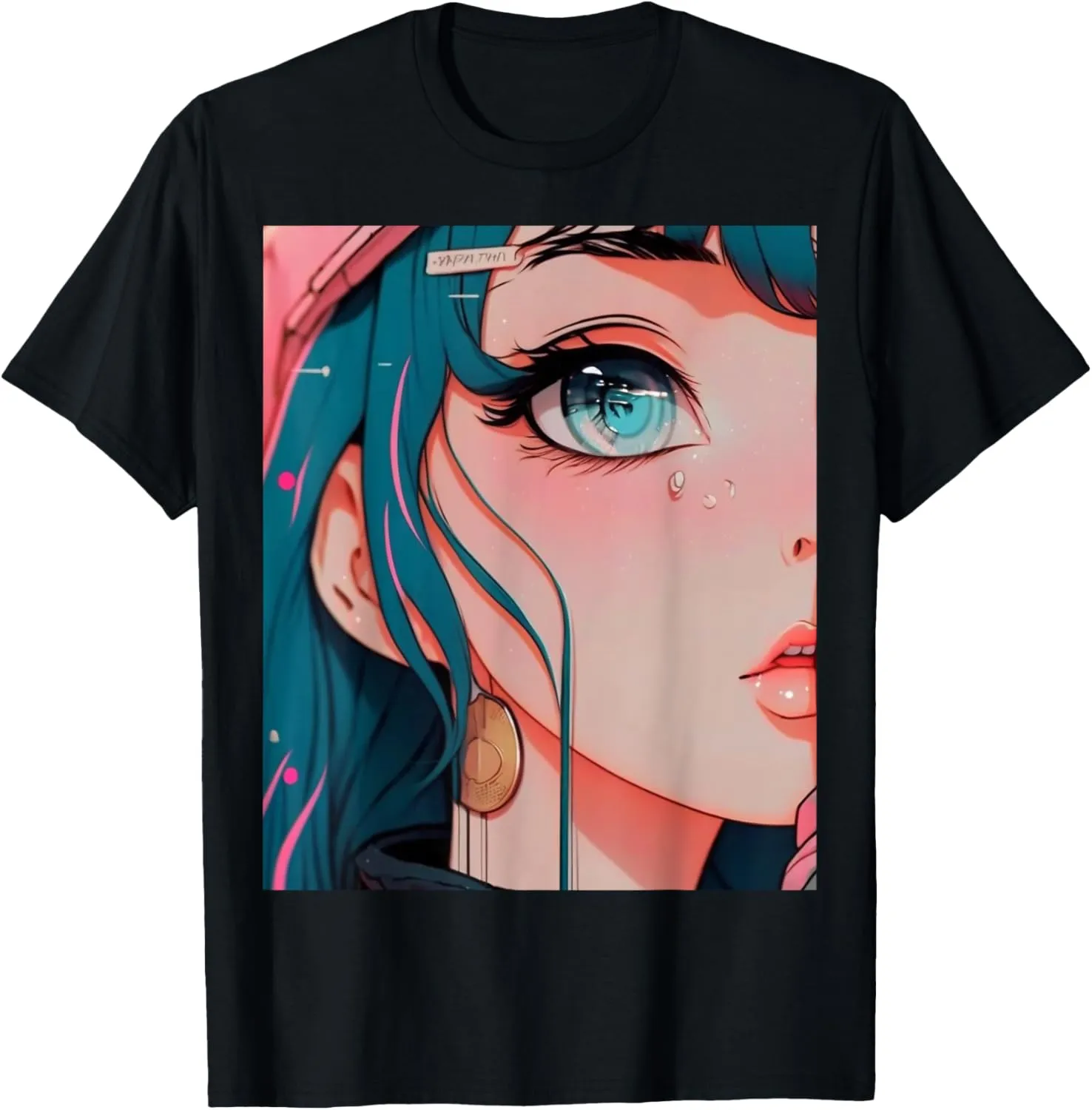 Anime Girl Vaporwave Egirl Aesthetic Japanese Otaku T-Shirt