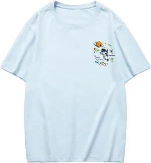 SOLY HUX Men's Graphic Tees Y2K Alien T Shirts Vintage Shirts 90s Oversized Streetwear Tops