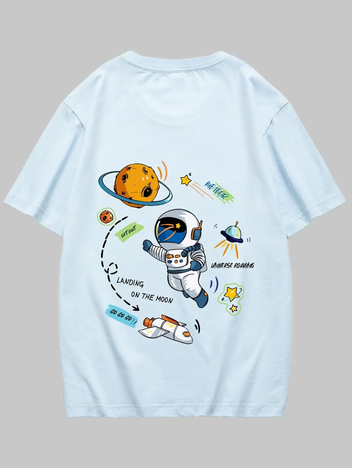 SOLY HUX Men's Graphic Tees Y2K Alien T Shirts Vintage Shirts 90s Oversized Streetwear Tops