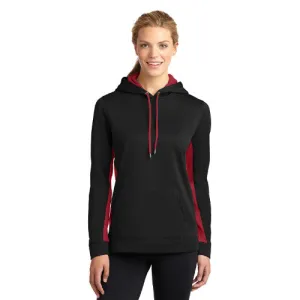 Territory Trl. Sport-Tek® Ladies Sport-Wick® Fleece Colorblock Hooded Pullover LST235