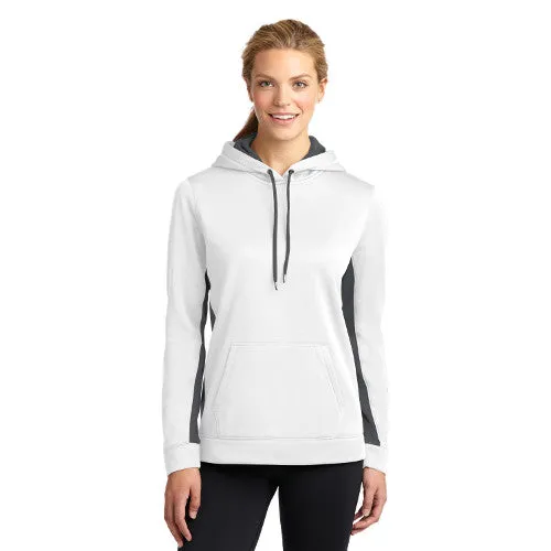 Territory Trl. Sport-Tek® Ladies Sport-Wick® Fleece Colorblock Hooded Pullover LST235