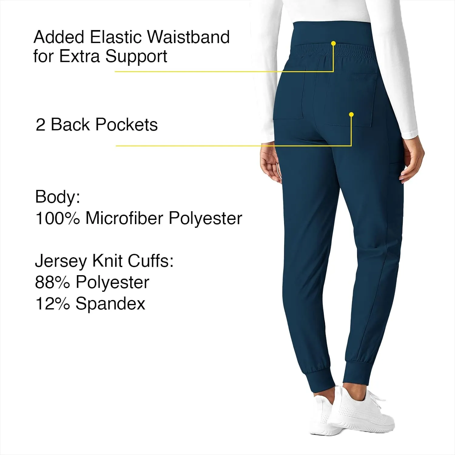 WonderWink Women's Maternity Jogger Scrub Pant